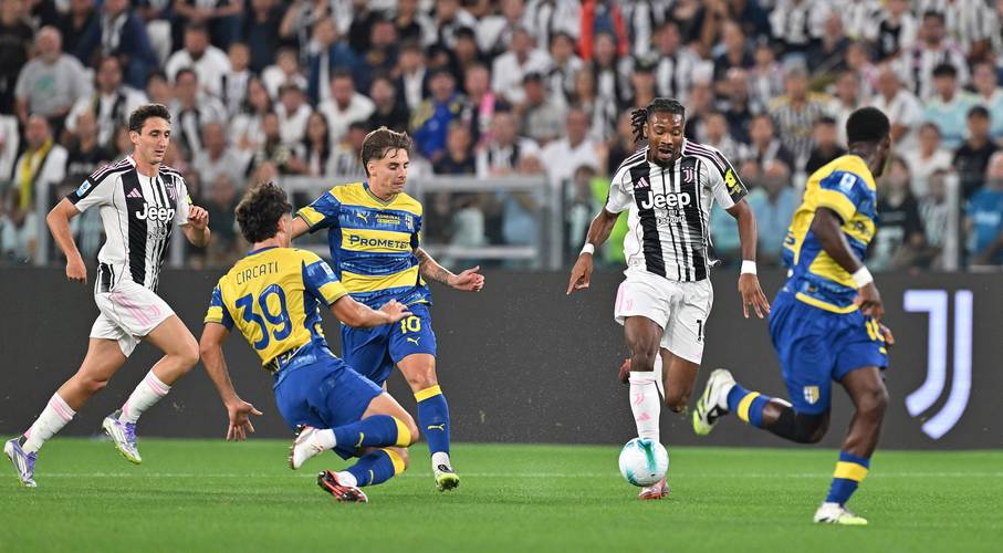 尤文图斯41战胜帕尔马:布雷默双响锁胜局,斑马军团稳居欧冠区