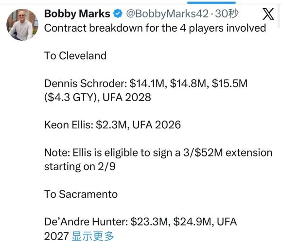 曝骑士国王公牛三方交易亨特加盟国王施罗德前往骑士