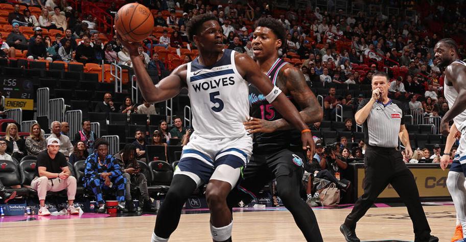 NBA战报：森林狼131114灰熊取NBA4连胜，爱德华兹33+2+3