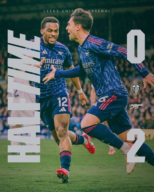 阿森纳40利兹联：多点开花压力解除，阿尔特塔又找到了赢球感觉