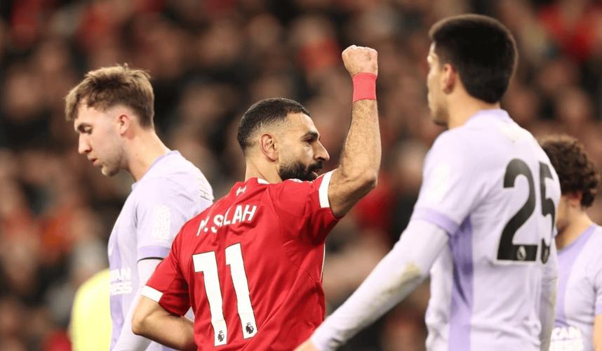 对纽卡10球10助，萨拉赫是英超对单一对手进球助攻两双第一人