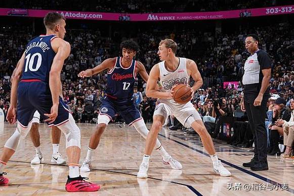 还得继续证明自己！快船侧翼新星面对掘金的表现立刻明显下滑了